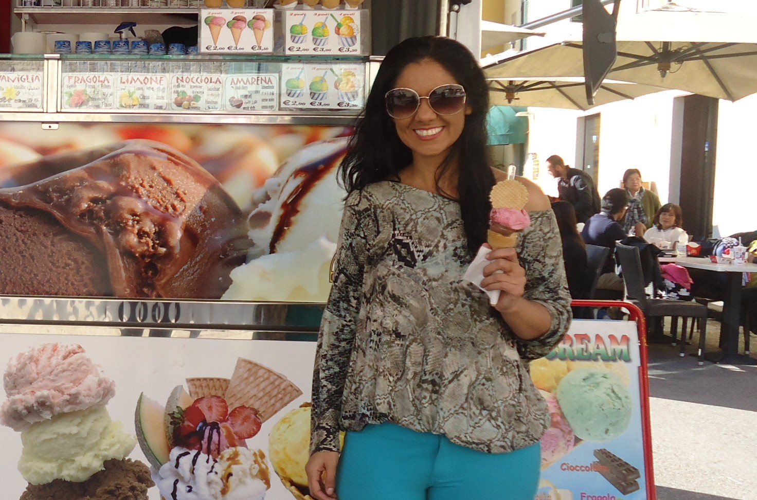 Geylla Sall, do DAQUIPRALI, em viagem gastronômica